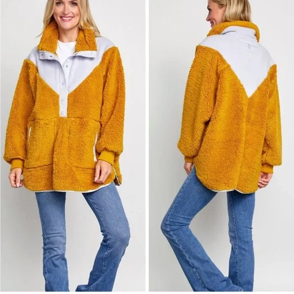 Free People Movement Fall to Rise Quarter Zip XL NWOT - Picture 3 of 6